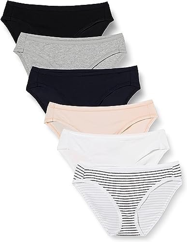 Women’s Cotton Bikini Brief Underwear (Available in Plus Size), Multipacks